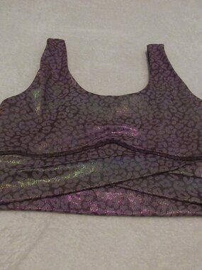 Til You Collapse TYC Animal Print Sports Bra Allure Collection Size Small USE